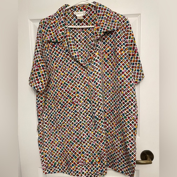 Colourful Vintage Button Up - Picture 2 of 9